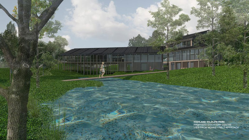 Digital rendering of what part of Scotland's Wildlife Discovery Centre might look like

Image: 2019